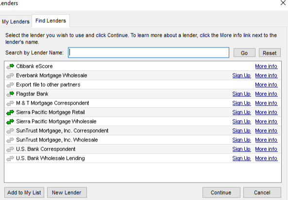 Restricted Lenders Example 3